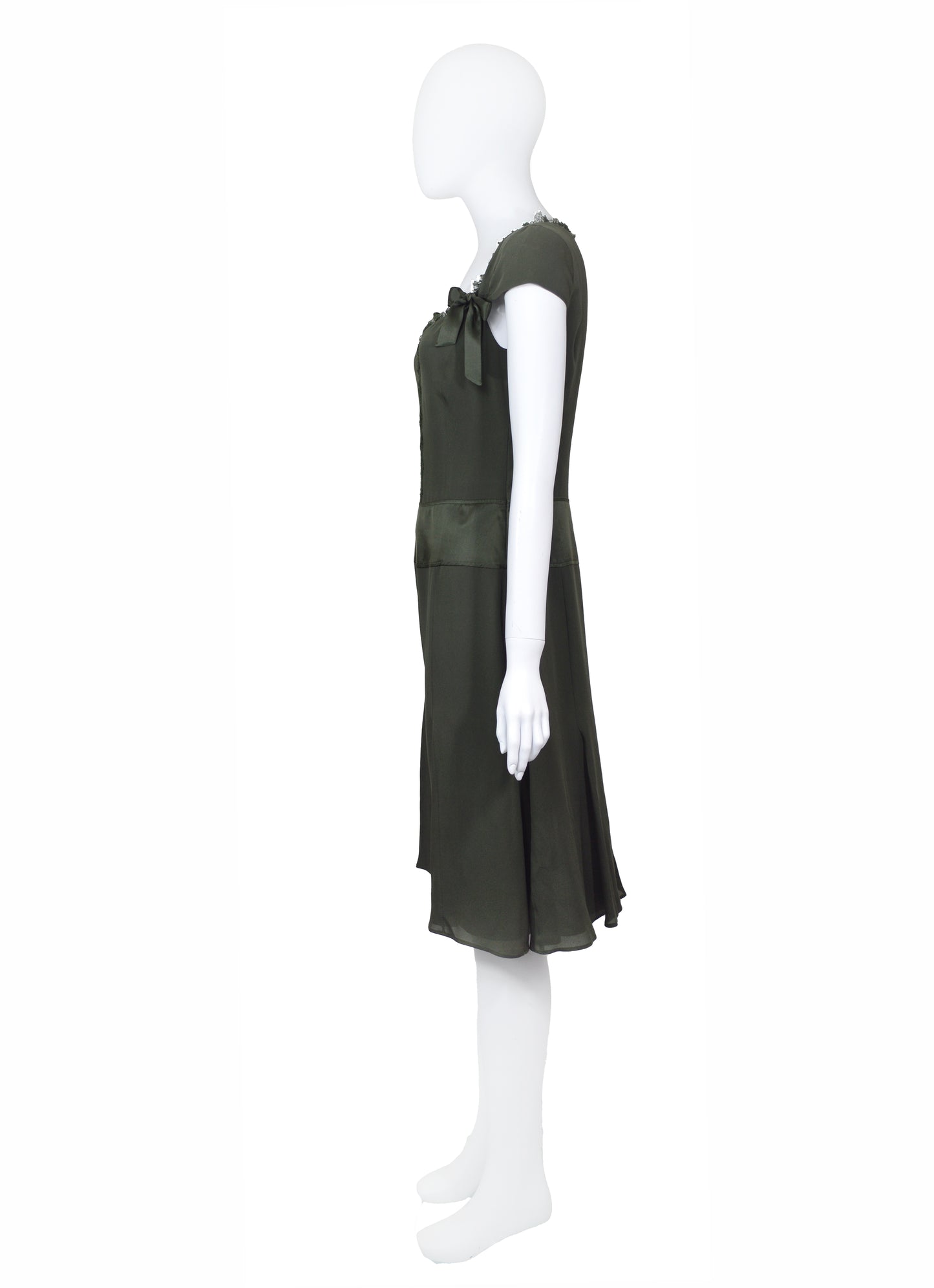 Valentino Roma Olive Green Dress
