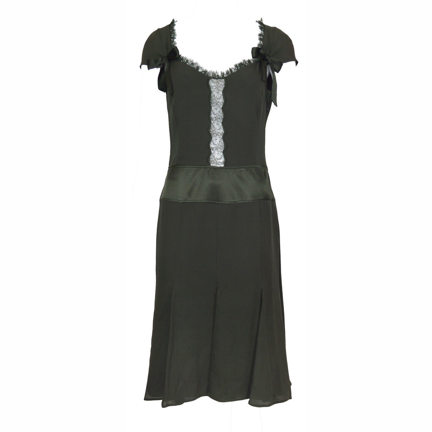 Valentino Roma Olive Green Dress