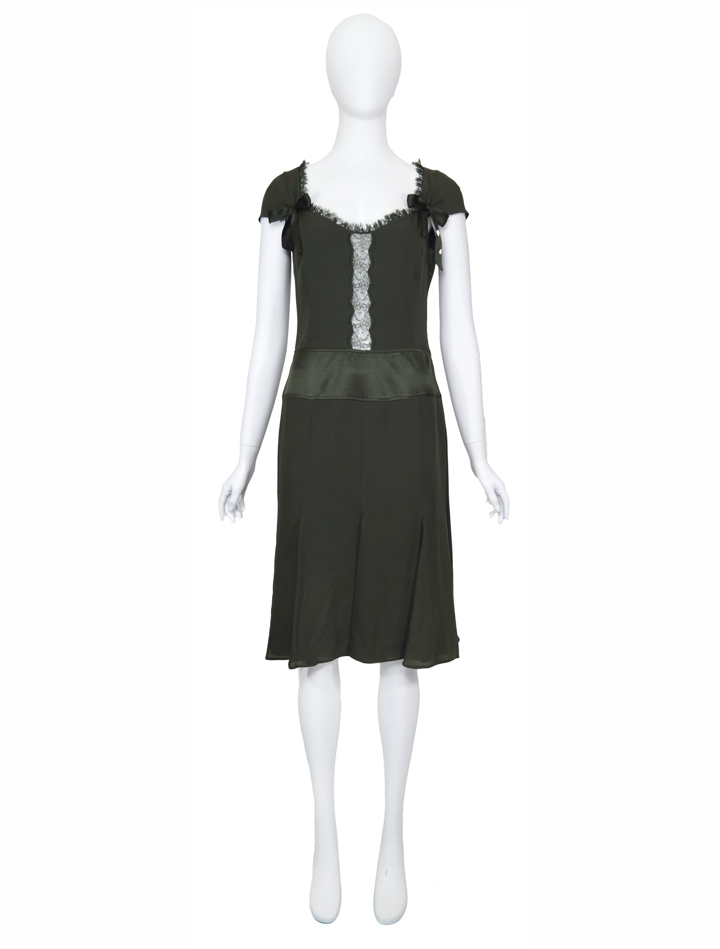 Valentino Roma Olive Green Dress