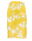 Prada SS 2001 Viscose Botanical Print Skirt