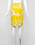 Prada SS 2001 Viscose Botanical Print Skirt