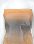 Trussardi Gradient Leather Strapless Dress