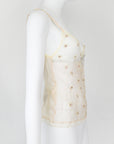 Prada 2004 Embellished Organza Tulle Camisole
