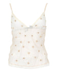 Prada 2004 Embellished Organza Tulle Camisole