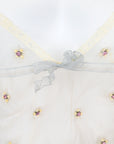 Prada 2004 Embellished Organza Tulle Camisole