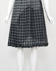 Prada SS 1999 Gradient Checked Silk Skirt