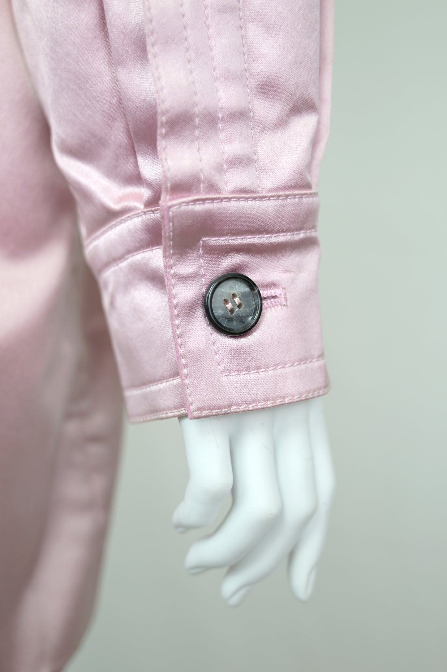 Prada FW 1991 Pink Satin Coat