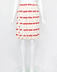 Prada SS 2000 Kiss Print Silk Skirt