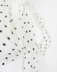 Prada SS 2000 Chiffon Silk Polka Dot Halter Top