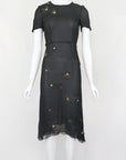 Prada FW 2000 Chiffon Silk Flower Dress