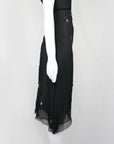 Prada FW 2000 Chiffon Silk Flower Dress