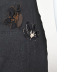 Prada FW 2000 Chiffon Silk Flower Dress
