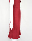 Prada Red Dress with Articulated Seams