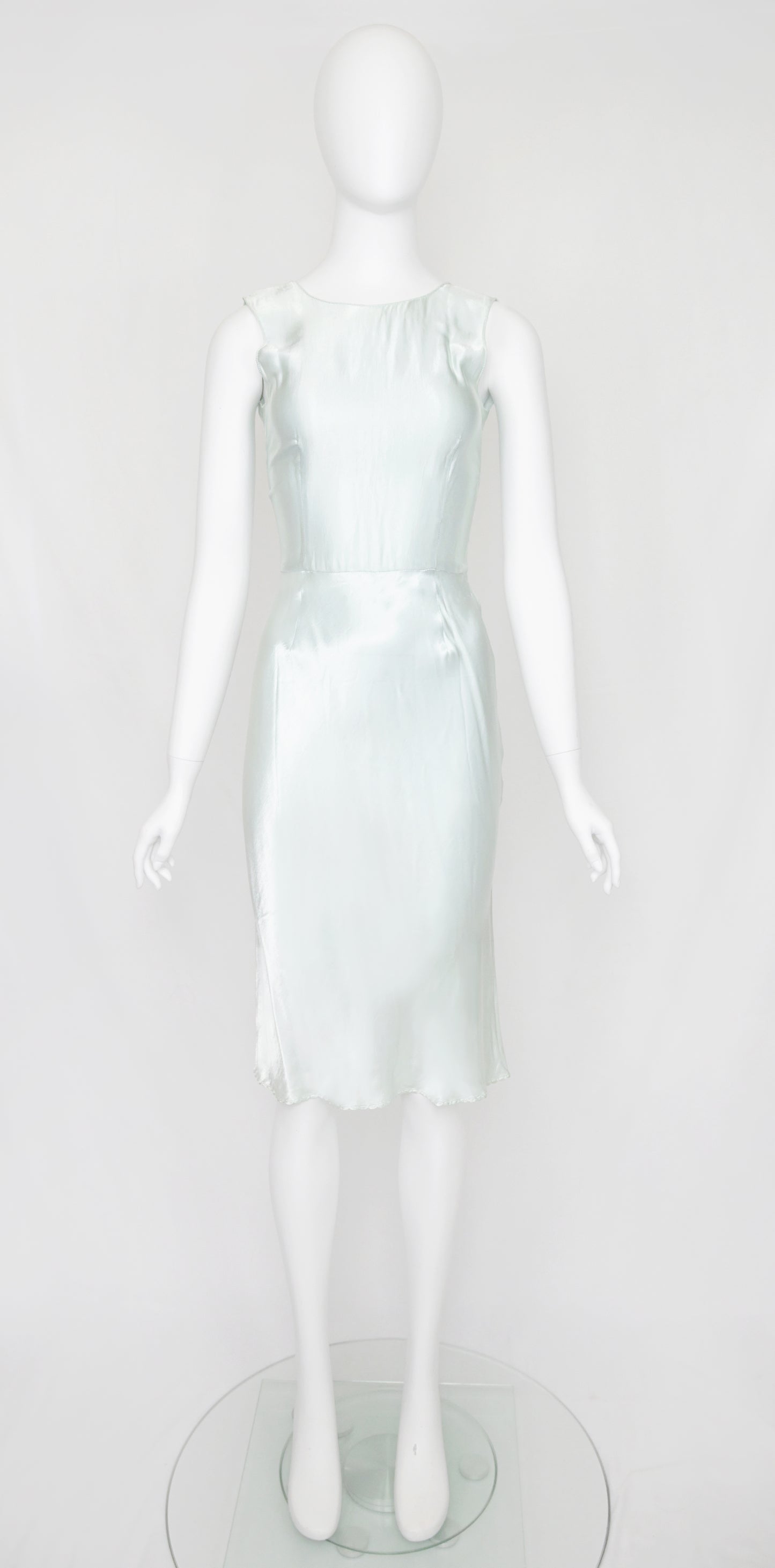 MIU MIU FW 1995 Shimmering Satin Dress
