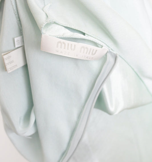 MIU MIU FW 1995 Shimmering Satin Dress