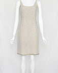 Prada SS 1999 Canvas Dress with Raw Hem