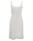 Prada SS 1999 Canvas Dress with Raw Hem