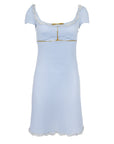Prada 1999 / 2000 Pre-Collection Dress with Chiffon and Patent Leather Detail