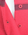Prada FW 2000 Red Wool Coat