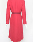 Prada FW 2000 Red Wool Coat