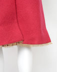 Prada FW 2000 Red Wool Coat