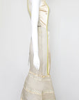 MIU MIU FW 1999 Silk Dress w Neoprene Tech Accents