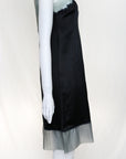 Prada SS 1998 Silk Dress with Latex Trim