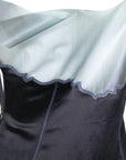 Prada SS 1998 Silk Dress with Latex Trim