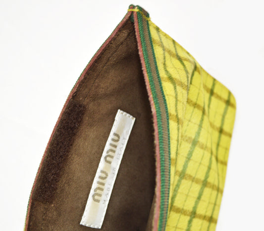 Miu Miu FW 1999 Ponyhair Style Calfskin Pouch