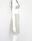 Prada SS 1999 canvas bra and skirt set