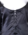 Miu Miu SS 1998 Lace Up Satin Dress
