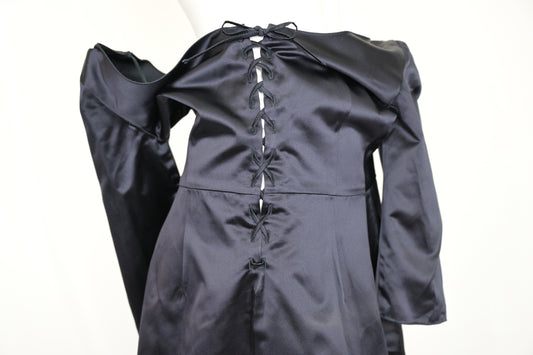 Miu Miu SS 1998 Lace Up Satin Dress