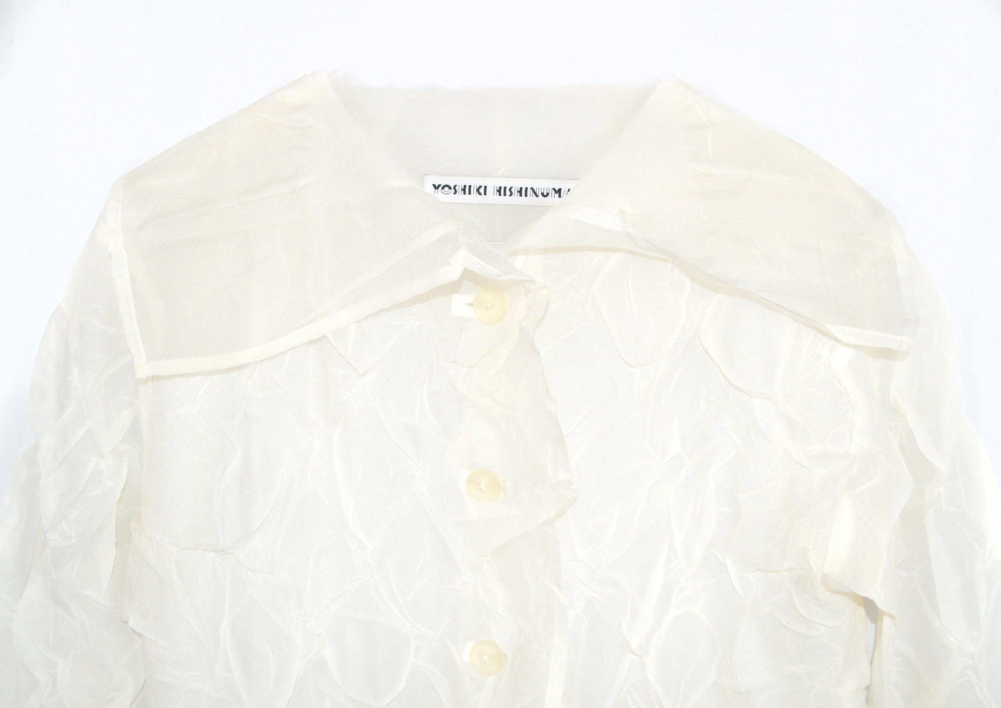 Yoshiki Hishinuma 1997 Sheer Organza Gown