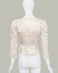 Valentino Boutique SS 1995 Ivory Silk Blouse