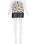 Valentino Boutique SS 1992 Polka Dot Lace Skirt