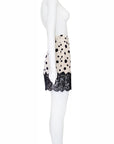 Valentino Boutique SS 1992 Polka Dot Lace Skirt
