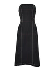 YOHJI YAMAMOTO SS 2000 Stitched Strapless Dress
