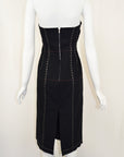 YOHJI YAMAMOTO SS 2000 Stitched Strapless Dress