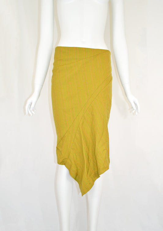 Junya Watanabe SS 1997 Asymmetric Wool Skirt