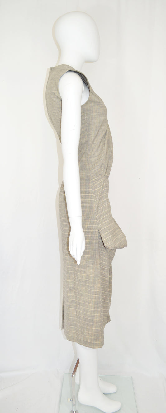 Kensho Deformed Wool Dress