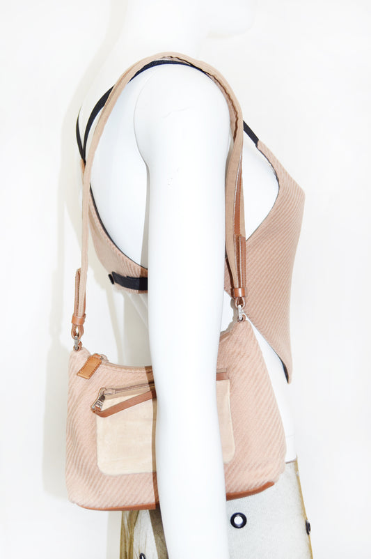 Prada FW 1999 Tan Shoulder Bag