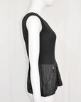 Prada 1994 Wool Nylon Blouse