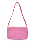 Prada FW 1999 Pink Wool Knit Bag w Neoprene Mesh