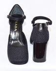 Prada FW 1999 Tweed Wool Heels
