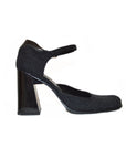 Prada FW 1999 Tweed Wool Heels