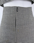 YOHJI YAMAMOTO FW 2003 Runway Wool Gingham Ensemble