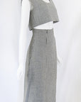 YOHJI YAMAMOTO FW 2003 Runway Wool Gingham Ensemble