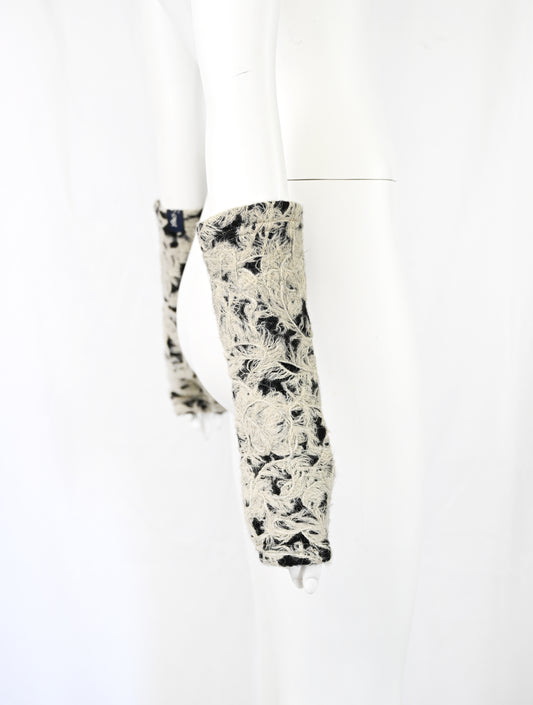 Japanese Brand Wool Fingerless Gloves