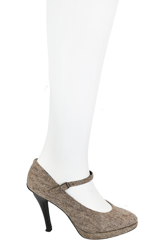 A.F. Vandevorst 2009 Felted Wool Heels