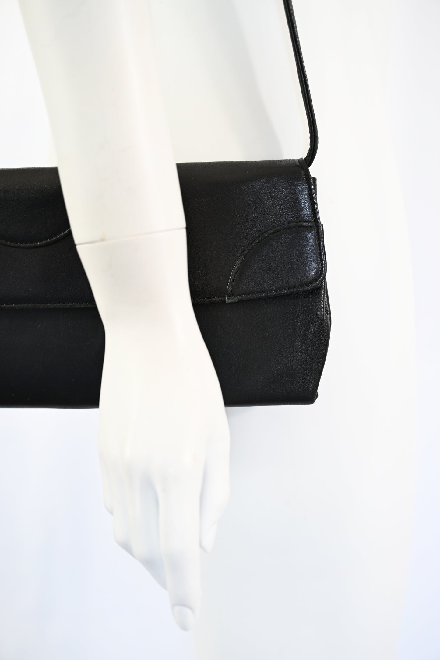 Martine Sitbon 1999 Leather Bag with Circles